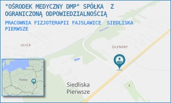 PRACOWNIA FIZJOTERAPII FAJSLAWICE - "OŚRODEK MEDYCZNY DMP" SPÓŁKA  Z OGRANICZONĄ ODPOWIEDZIALNOŚCIĄ - 136,  SIEDLISKA PIERWSZE