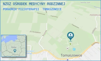 PORADNIA FIZJOTERAPII - NZOZ OŚRODEK MEDYCYNY RODZINNEJ - 200,  TOMASZOWICE