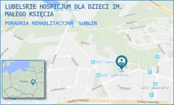 PORADNIA REHABLITACYJNA - LUBELSKIE HOSPICJUM DLA DZIECI IM. MAŁEGO KSIĘCIA - LĘDZIAN 49,  LUBLIN