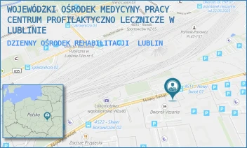 DZIENNY OŚRODEK REHABILITACJI - WOJEWÓDZKI OŚRODEK MEDYCYNY PRACY CENTRUM PROFILAKTYCZNO LECZNICZE W LUBLINIE - NOWY ŚWIAT 38,  LUBLIN