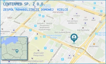 ZESPÓŁ REHABILITACJI DOMOWEJ - CENTERMED SP. Z O.O. - TYSIĄCLECIA PAŃSTWA POLSKIEGO 17A,  KIELCE