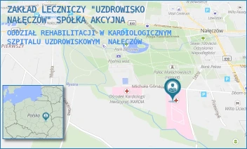 ODDZIAŁ REHABILITACJI W KARDIOLOGICZNYM SZPITALU UZDROWISKOWYM - ZAKŁAD LECZNICZY "UZDROWISKO NAŁĘCZÓW" SPÓŁKA AKCYJNA - GÓRSKIEGO 5,  NAŁĘCZÓW