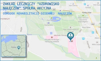 OŚRODEK REHABILITACJI DZIENNEJ - ZAKŁAD LECZNICZY "UZDROWISKO NAŁĘCZÓW" SPÓŁKA AKCYJNA - GÓRSKIEGO 5,  NAŁĘCZÓW