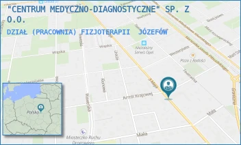 DZIAŁ (PRACOWNIA) FIZJOTERAPII - "CENTRUM MEDYCZNO-DIAGNOSTYCZNE" SP. Z O.O. - ARMII KRAJOWEJ 5,  JÓZEFÓW