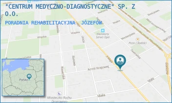 PORADNIA REHABILITACYJNA - "CENTRUM MEDYCZNO-DIAGNOSTYCZNE" SP. Z O.O. - ARMII KRAJOWEJ 5,  JÓZEFÓW