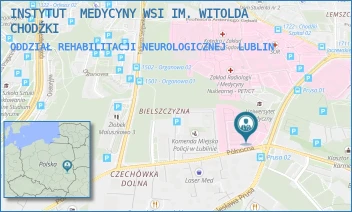 ODDZIAŁ REHABILITACJI NEUROLOGICZNEJ - INSTYTUT  MEDYCYNY WSI IM. WITOLDA CHODŹKI - JACZEWSKIEGO 2,  LUBLIN