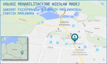 GABIENT FIZJOTERAPII W LUBYCZY KRÓLEWSKIEJ - USŁUGI REHABILITACYJNE WIESŁAW MADEJ - JANA III SOBIESKIEGO 5,  LUBYCZA KRÓLEWSKA