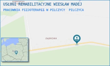 PRACOWNIA FIZJOTERAPII W PILCZYCY - USŁUGI REHABILITACYJNE WIESŁAW MADEJ - 64,  PILCZYCA
