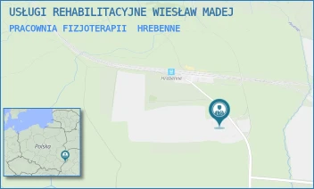 PRACOWNIA FIZJOTERAPII - USŁUGI REHABILITACYJNE WIESŁAW MADEJ - 118,  HREBENNE