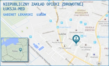 GABINET LEKARSKI - NIEPUBLICZNY ZAKŁAD OPIEKI ZDROWOTNEJ ŁUKSJA-MED - STAROPIJARSKA 3,  ŁUKÓW