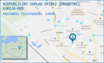 PRACOWNIA FIZJOTERAPII - NIEPUBLICZNY ZAKŁAD OPIEKI ZDROWOTNEJ ŁUKSJA-MED - STAROPIJARSKA 3,  ŁUKÓW