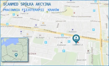 PRACOWNIA FIZJOTERAPII - SCANMED SPÓŁKA AKCYJNA - UL. ARMII KRAJOWEJ 5,  KRAKÓW