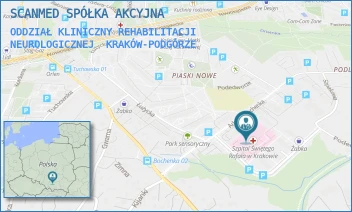 ODDZIAŁ KLINICZNY REHABILITACJI NEUROLOGICZNEJ - SCANMED SPÓŁKA AKCYJNA - UL. ADAMA BOCHENKA 12,  KRAKÓW-PODGÓRZE