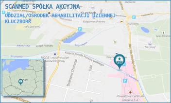 ODDZIAŁ/OŚRODEK REHABILITACJI DZIENNEJ - SCANMED SPÓŁKA AKCYJNA - UL. SKŁODOWSKIEJ-CURIE 21,  KLUCZBORK