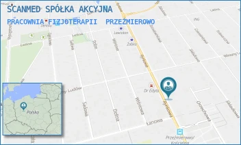 PRACOWNIA FIZJOTERAPII - SCANMED SPÓŁKA AKCYJNA - RYNKOWA 63,  PRZEŹMIEROWO