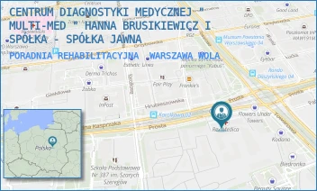 PORADNIA REHABILITACYJNA - CENTRUM DIAGNOSTYKI MEDYCZNEJ " MULTI-MED " SPÓŁKA AKCYJNA - PROSTA 69,  WARSZAWA WOLA