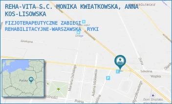 FIZJOTERAPEUTYCZNE ZABIEGI REHABILITACYJNE-WARSZAWSKA - REHA-VITA S.C. MONIKA KWIATKOWSKA, ANNA KOS-LISOWSKA - WARSZAWSKA 100,  RYKI