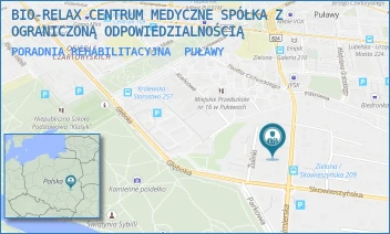 PORADNIA REHABILITACYJNA - BIO-RELAX CENTRUM MEDYCZNE SPÓŁKA Z OGRANICZONĄ ODPOWIEDZIALNOŚCIĄ - ZIELONA 28A,  PUŁAWY