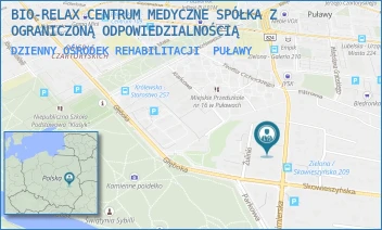 DZIENNY OŚRODEK REHABILITACJI - BIO-RELAX CENTRUM MEDYCZNE SPÓŁKA Z OGRANICZONĄ ODPOWIEDZIALNOŚCIĄ - ZIELONA 28A,  PUŁAWY