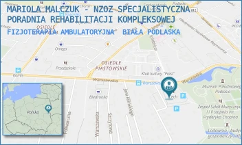 FIZJOTERAPIA AMBULATORYJNA - MARIOLA MALCZUK - NZOZ SPECJALISTYCZNA PORADNIA REHABILITACJI KOMPLEKSOWEJ - WARSZAWSKA 14,  BIAŁA PODLASKA