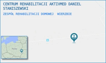 ZESPÓŁ REHABILITACJI DOMOWEJ - CENTRUM REHABILITACJI AKTIVMED DANIEL STANISZEWSKI - 28C,  WIERZBIE