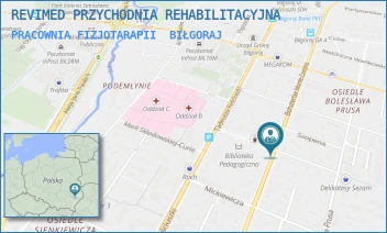 PRACOWNIA FIZJOTARAPII - REVIMED PRZYCHODNIA REHABILITACYJNA - ŻOŁNIERZY WOJSKA POLSKIEGO 4,  BIŁGORAJ