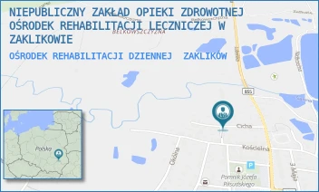 OŚRODEK REHABILITACJI DZIENNEJ - NIEPUBLICZNY ZAKŁAD OPIEKI ZDROWOTNEJ OŚRODEK REHABILITACJI LECZNICZEJ W ZAKLIKOWIE - UL. CICHA 12,  ZAKLIKÓW