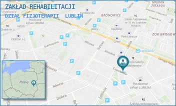 DZIAŁ FIZJOTERAPII - ZAKŁAD REHABILITACJI - TOPOLOWA 7,  LUBLIN
