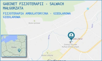 FIZJOTERAPIA AMBULATORYJNA - GIEDLAROWA - GABINET FIZJOTERAPII - SALWACH MAŁGORZATA - GIEDLAROWA 278,  GIEDLAROWA
