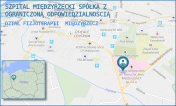 DZIAŁ FIZJOTERAPII - SZPITAL MIĘDZYRZECKI SPÓŁKA Z OGRANICZONĄ ODPOWIEDZIALNOŚCIĄ - UL. KONSTYTUCJI 3 MAJA 35,  MIĘDZYRZECZ