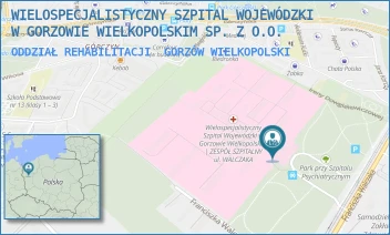 ODDZIAŁ REHABILITACJI - WIELOSPECJALISTYCZNY SZPITAL WOJEWÓDZKI W GORZOWIE WIELKOPOLSKIM SP. Z O.O. - UL. FRANCISZKA WALCZAKA 42,  GORZÓW WIELKOPOLSKI