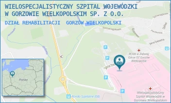 DZIAŁ REHABILITACJI - WIELOSPECJALISTYCZNY SZPITAL WOJEWÓDZKI W GORZOWIE WIELKOPOLSKIM SP. Z O.O. - UL. JANA DEKERTA 1,  GORZÓW WIELKOPOLSKI