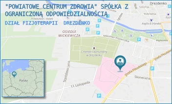 DZIAŁ FIZJOTERAPII - "POWIATOWE CENTRUM ZDROWIA" SPÓŁKA Z OGRANICZONĄ ODPOWIEDZIALNOŚCIĄ - UL. PIŁSUDSKIEGO 8,  DREZDENKO