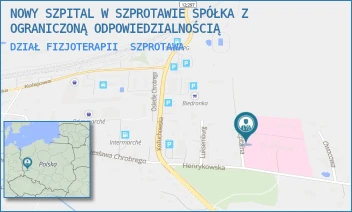 DZIAŁ FIZJOTERAPII - NOWY SZPITAL W SZPROTAWIE SPÓŁKA Z OGRANICZONĄ ODPOWIEDZIALNOŚCIĄ - UL. HENRYKOWSKA 1,  SZPROTAWA