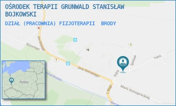 DZIAŁ (PRACOWNIA) FIZJOTERAPII - OŚRODEK TERAPII GRUNWALD STANISŁAW BOJKOWSKI - UL. POLNA 1,  BRODY
