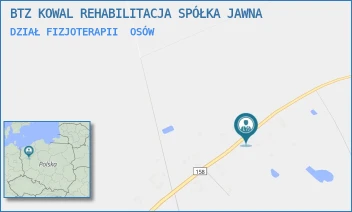 DZIAŁ FIZJOTERAPII - BTZ KOWAL REHABILITACJA SPÓŁKA JAWNA - OSÓW 62,  OSÓW