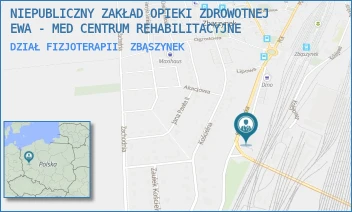 DZIAŁ FIZJOTERAPII - NIEPUBLICZNY ZAKŁAD OPIEKI ZDROWOTNEJ EWA - MED CENTRUM REHABILITACYJNE - UL. KOSIECZYŃSKA 4,  ZBĄSZYNEK