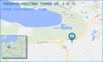 DZIAŁ FIZJOTERAPII - PORADNIA RODZINNA TERMED SP. Z O. O. - GŁOGOWSKA 12,  SŁAWA