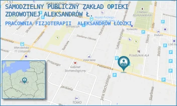 PRACOWNIA FIZJOTERAPII - SAMODZIELNY PUBLICZNY ZAKŁAD OPIEKI ZDROWOTNEJ ALEKSANDRÓW Ł. - UL. PABIANICKA 48,  ALEKSANDRÓW ŁÓDZKI