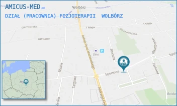 DZIAŁ (PRACOWNIA) FIZJOTERAPII - AMICUS-MED - UL. SPORTOWA 32/34,  WOLBÓRZ