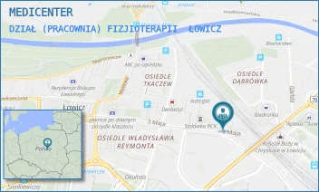 DZIAŁ (PRACOWNIA) FIZJIOTERAPII - MEDICENTER - UL. 3 MAJA 15,  ŁOWICZ