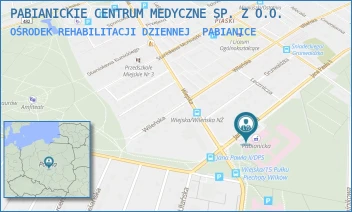 OŚRODEK REHABILITACJI DZIENNEJ - PABIANICKIE CENTRUM MEDYCZNE SP. Z O.O. - UL. JANA PAWŁA II 68,  PABIANICE