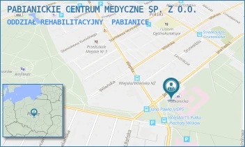 ODDZIAŁ REHABILITACYJNY - PABIANICKIE CENTRUM MEDYCZNE SP. Z O.O. - UL. JANA PAWŁA II 68,  PABIANICE