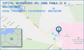 DZIAŁ (PRACOWNIA) FIZJOTERAPII - SZPITAL WOJEWÓDZKI IM. JANA PAWŁA II W BEŁCHATOWIE - UL. CZAPLINIECKA 123,  BEŁCHATÓW