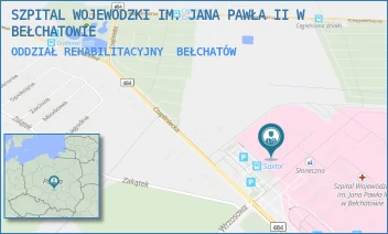 ODDZIAŁ REHABILITACYJNY - SZPITAL WOJEWÓDZKI IM. JANA PAWŁA II W BEŁCHATOWIE - UL. CZAPLINIECKA 123,  BEŁCHATÓW