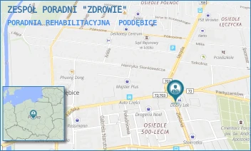 PORADNIA REHABILITACYJNA - ZESPÓŁ PORADNI "ZDROWIE" - UL. ZIELONA 2A,  PODDĘBICE