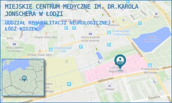 ODDZIAŁ REHABILITACJI NEUROLOGICZNEJ - MIEJSKIE CENTRUM MEDYCZNE IM. DR.KAROLA JONSCHERA W ŁODZI - UL. MILIONOWA 14,  ŁÓDŹ-WIDZEW