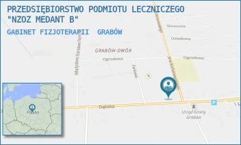 GABINET FIZJOTERAPII - NZOZ MEDANT B - UL. DĄBSKA 2,  GRABÓW