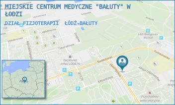 DZIAŁ FIZJOTERAPII - MIEJSKIE CENTRUM MEDYCZNE "BAŁUTY" W ŁODZI - UL. NASTROJOWA 10,  ŁÓDŹ-BAŁUTY