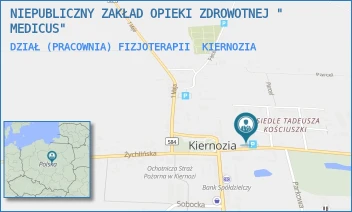 DZIAŁ (PRACOWNIA) FIZJOTERAPII - NZOZ MEDICUS SP. Z O.O. PRZYCHODNIA W MAŁSZYCACH - UL. KOŚCIUSZKI 3 A,  KIERNOZIA